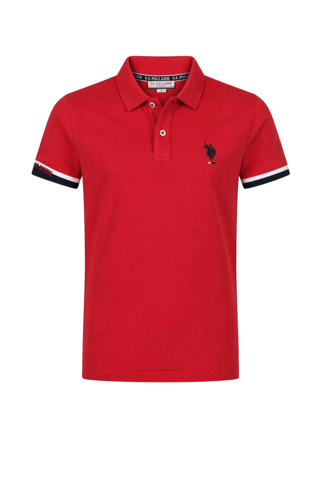 Polo da uomo Us Polo Assn in piquet a maniche corte