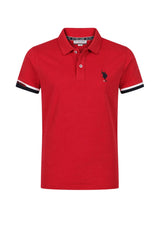 Polo da uomo Us Polo Assn in piquet a maniche corte