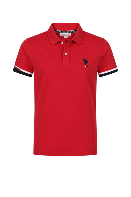 Polo da uomo Us Polo Assn in piquet a maniche corte