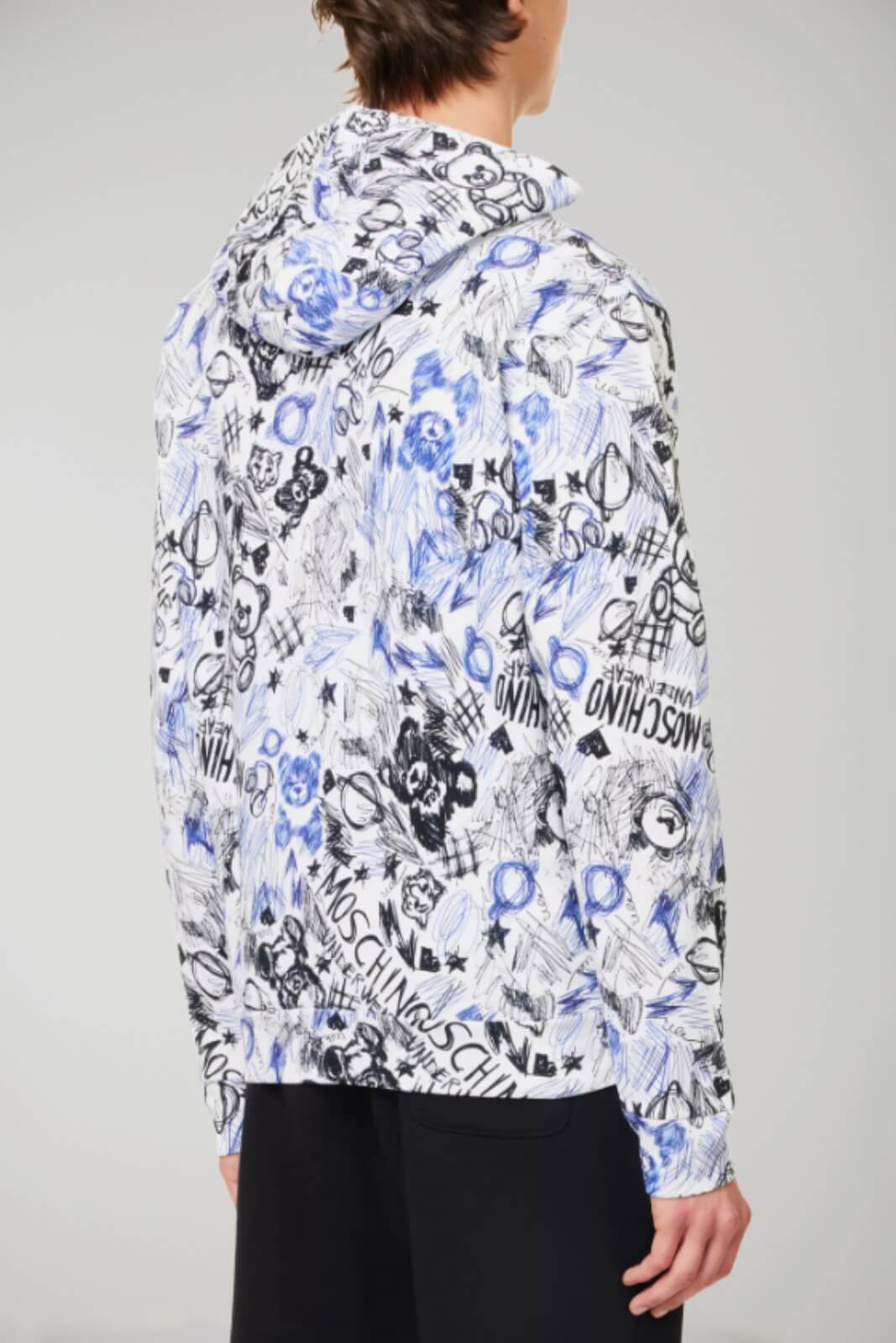 Moschino Underwear Men's Drawstring Sweatshirt