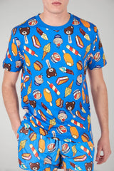 Moschino Swim Men's T-Shirt ice cream all over