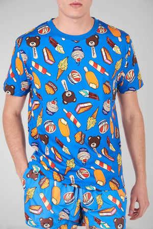 Moschino Swim Men's T-Shirt ice cream all over