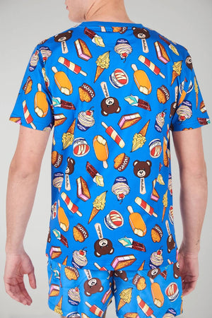 Moschino Swim Men's T-Shirt ice cream all over