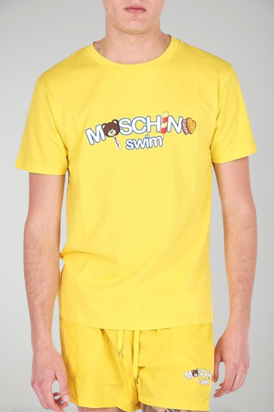 Moschino Swim Men's T-Shirt ICE CREAM LOGO