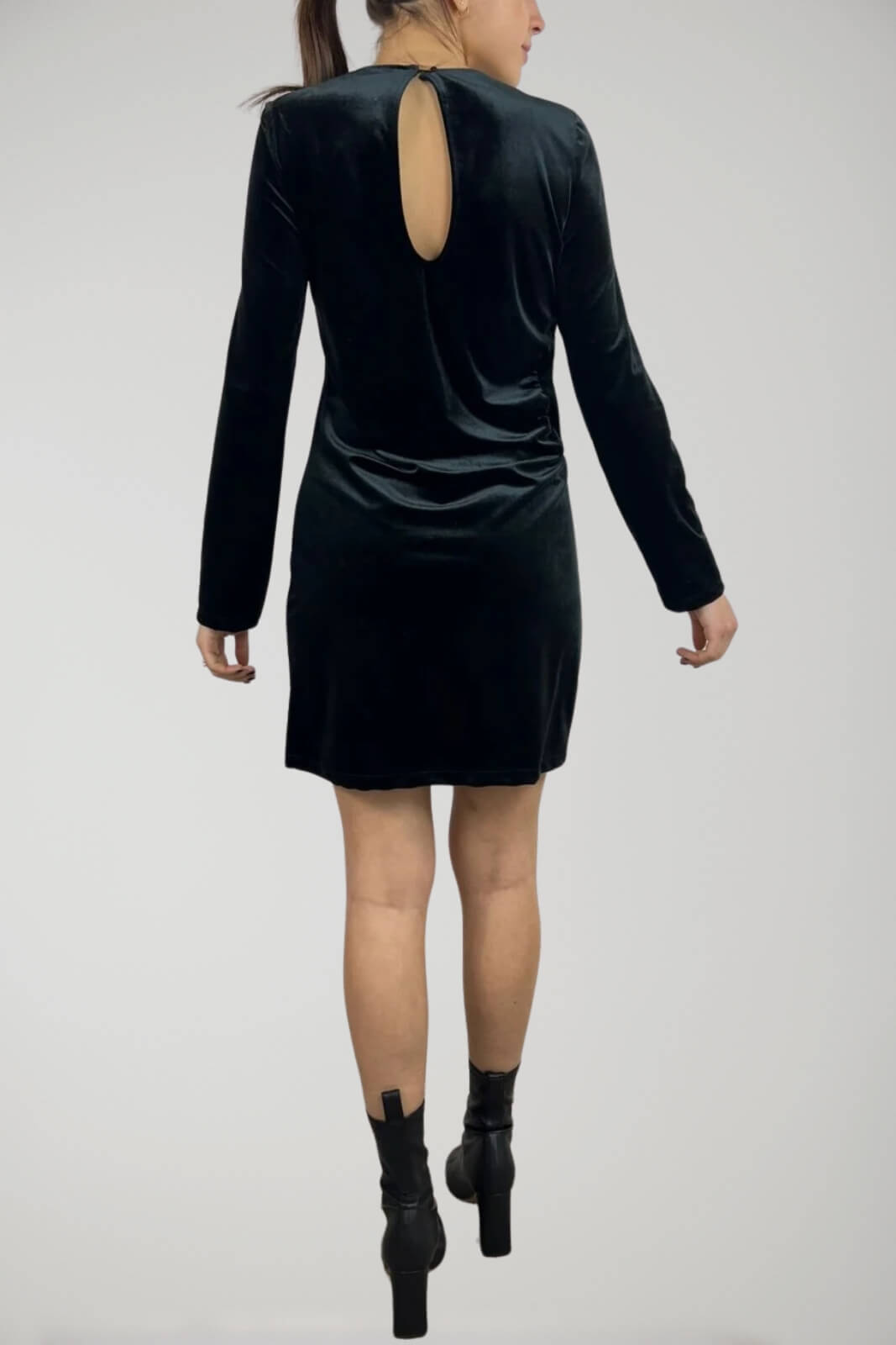 Vicolo Women's Chenille Dress with Cut-Out Detail