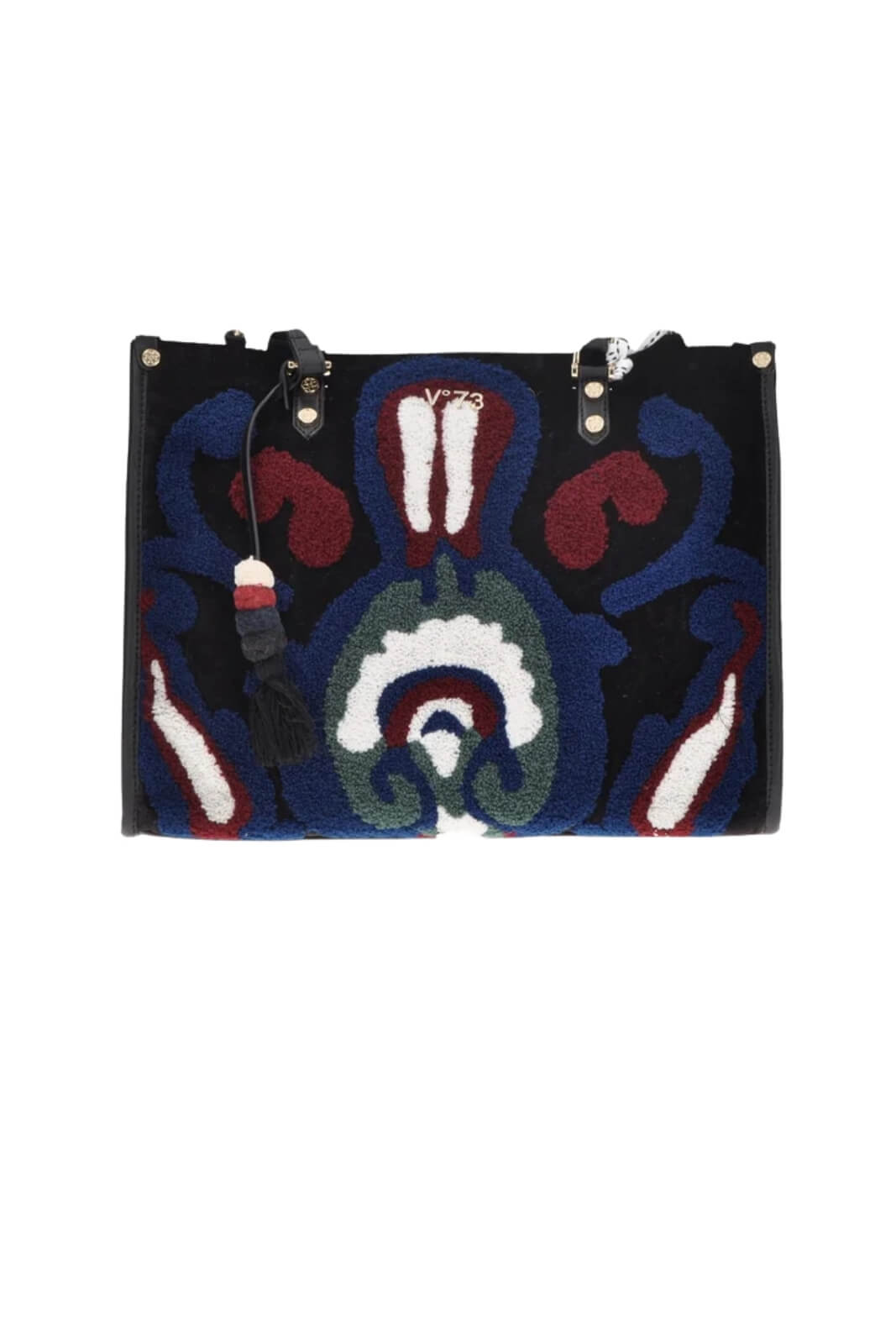 V° 73 Borsa Donna Melia con Disegni in Rilievo