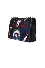 V° 73 Borsa Donna Melia con Disegni in Rilievo