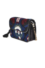 V° 73 Borsa Donna Melia con Disegni in Rilievo Cotone