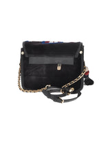 V° 73 Borsa Donna Melia con Disegni in Rilievo Cotone