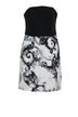 Abito da donna smanicato stampa baroque Versace Jeans Couture fronte