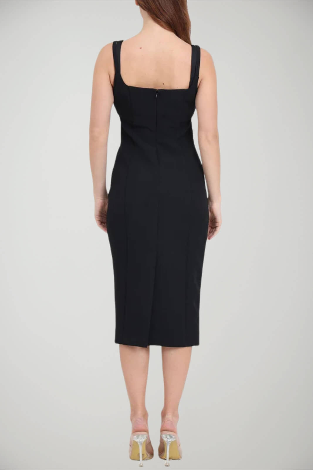 Abito donna Versace Jeans Couture smanicato con fibbie baroque retro