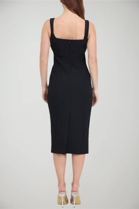 Abito donna Versace Jeans Couture smanicato con fibbie baroque retro