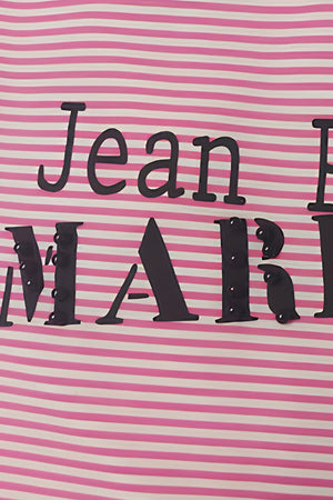 Very Simple T-shirt Donna Rigata con Fondo in Pizzo