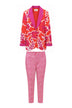 Tailleur da donna Very Simple con stampa multicolore