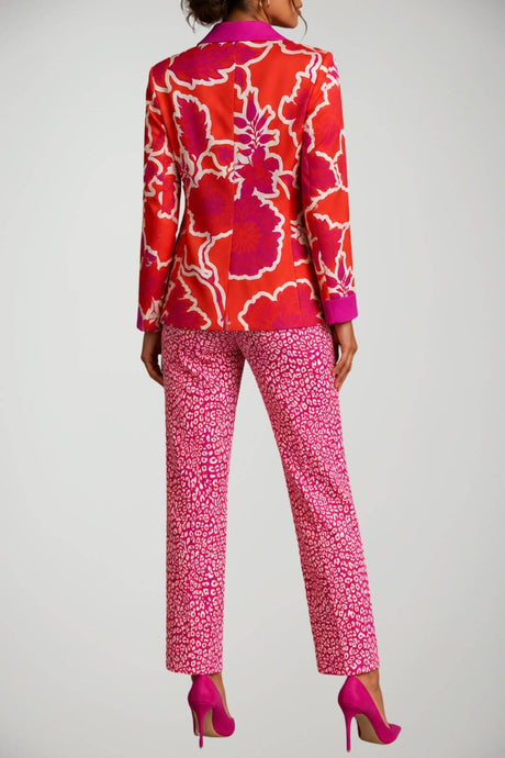 Tailleur da donna Very Simple con stampa multicolore