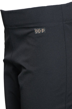 Pantalone slip on con strass Via delle perle dettaglio