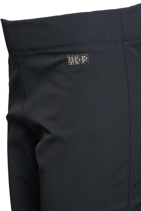 Pantalone slip on con strass Via delle perle dettaglio