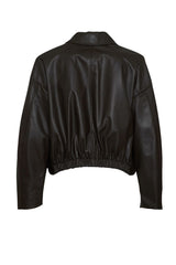 Vicolo Bomber donna in pelle testa di moro