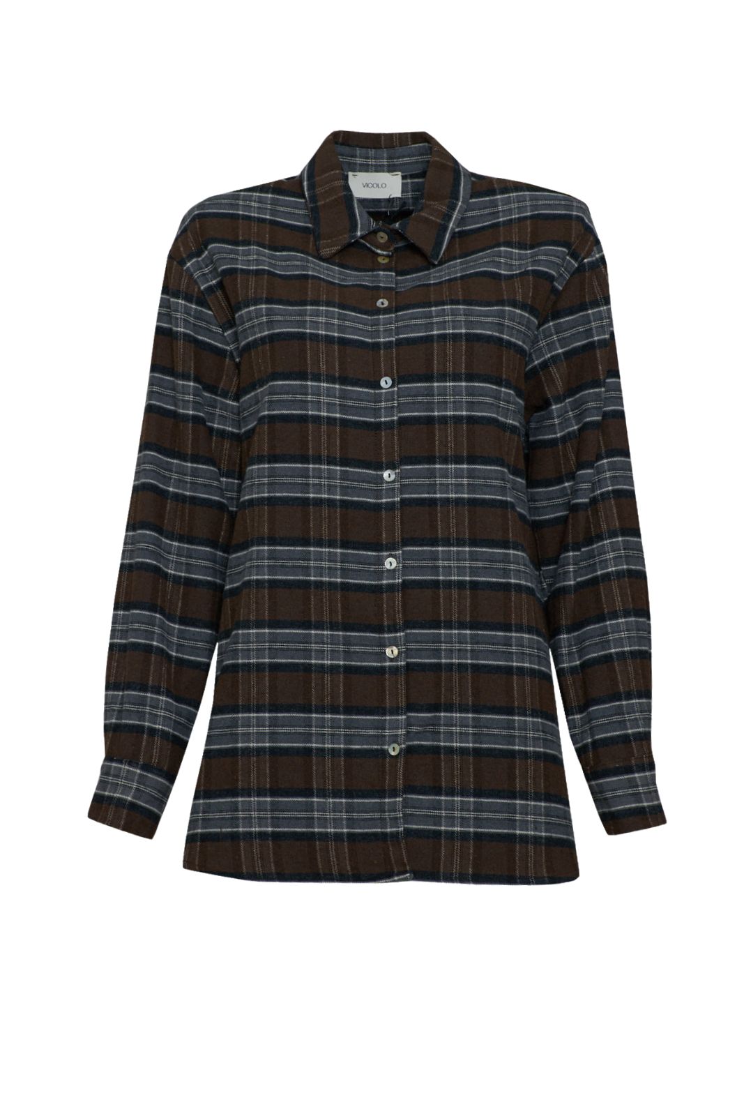 Vicolo camicia donna check in flanella