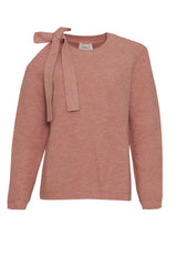 Vicolo maglia donna con cut out e fiocco
