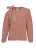 Vicolo maglia donna con cut out e fiocco