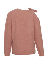 Vicolo maglia donna con cut out e fiocco