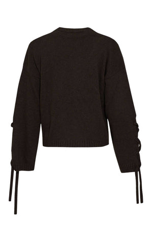 Vicolo maglia donna con laccetti ai polsi