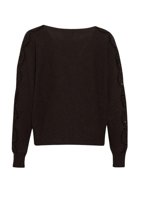 Vicolo maglia donna con inserti in pizzo