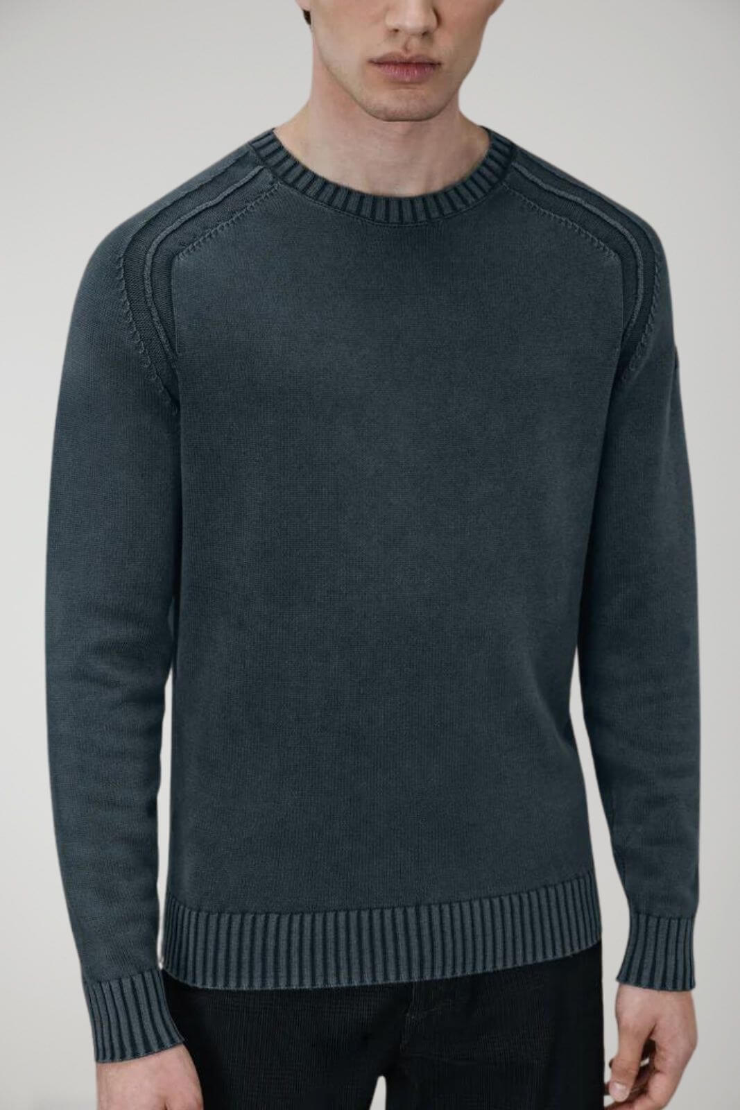 RRD Men's Cotton Techno Wash Round Knit Jersey