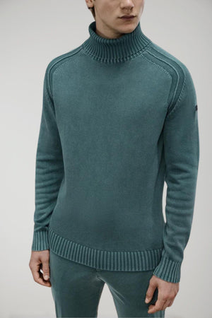 RRD men's Cotton Techno Wash Turtleneck Knit shirt
