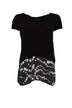 Via delle Perle T-Shirt Donna con perline e borchie