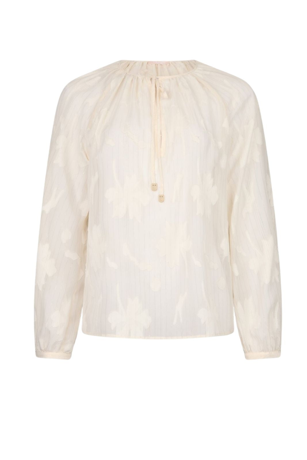 Blusa de lúrex floral para mujer de Liu Jo