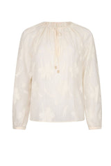 Blusa de lúrex floral para mujer de Liu Jo