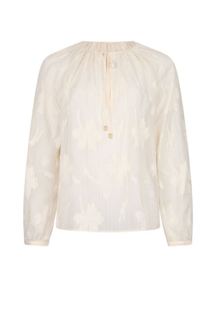 Blusa de lúrex floral para mujer de Liu Jo