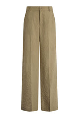 Pantalones acampanados a rayas para mujer de Liu Jo