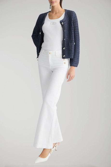 Liu Jo women's flared trousers with buttons