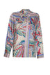 Liu Jo women's printed satin shirt