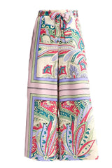 Liu Jo women's printed satin trousers