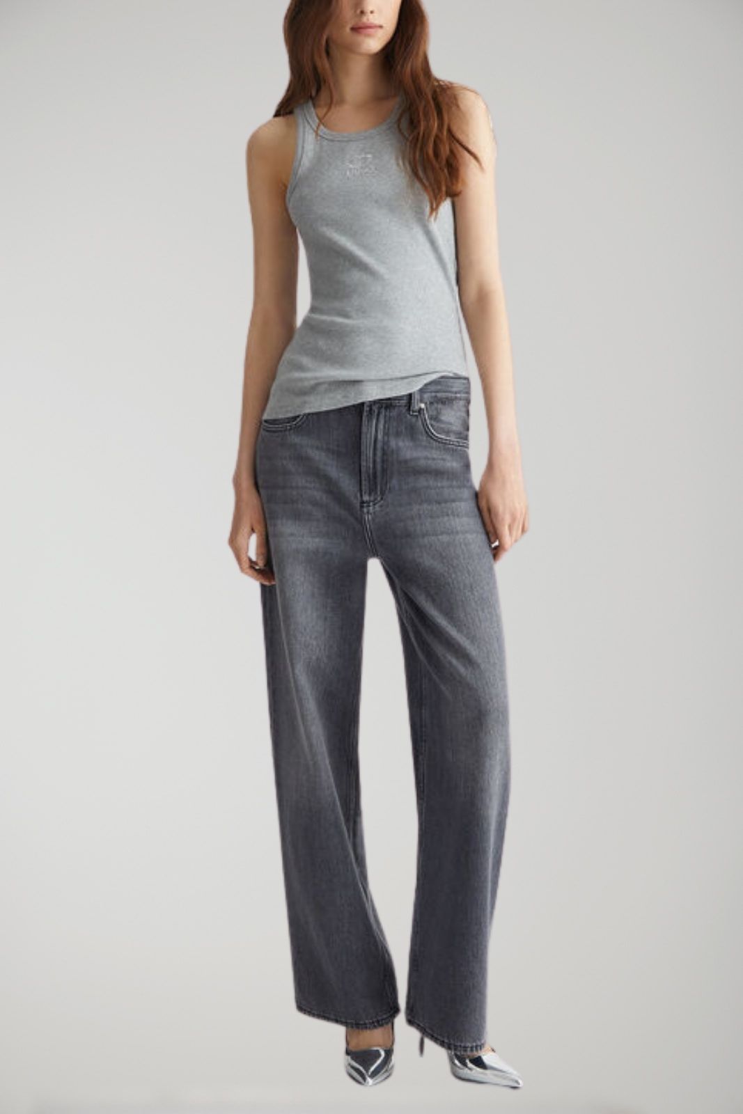 Liu Jo women's ribbed top with logo