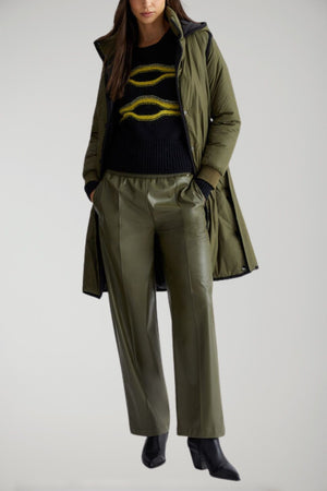 Liu Jo women's jacquard sweater in alpaca blend