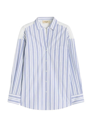 Weekend MaxMara Camicia Donna rigata con pizzo