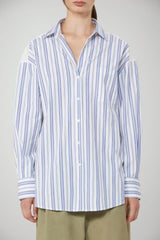 Weekend MaxMara Camicia Donna rigata con pizzo