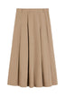 Weekend MaxMara Gonna Donna midi in gabardina svasata