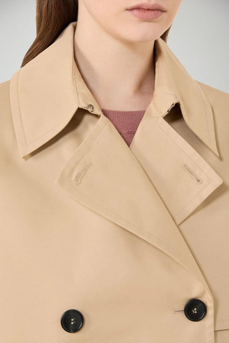 Weekend MaxMara Trench Donna  doppiopetto in gabardina