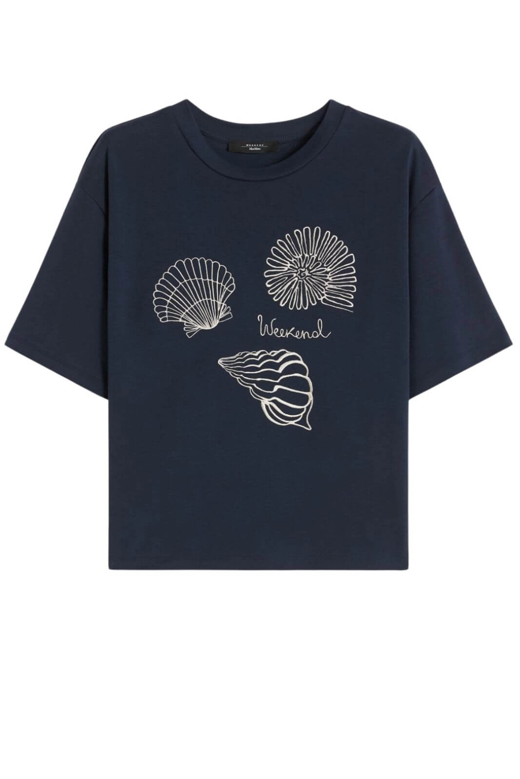 Weekend MaxMara T-shirt Donna boxy fit con ricamo