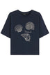 Weekend MaxMara T-shirt Donna boxy fit con ricamo