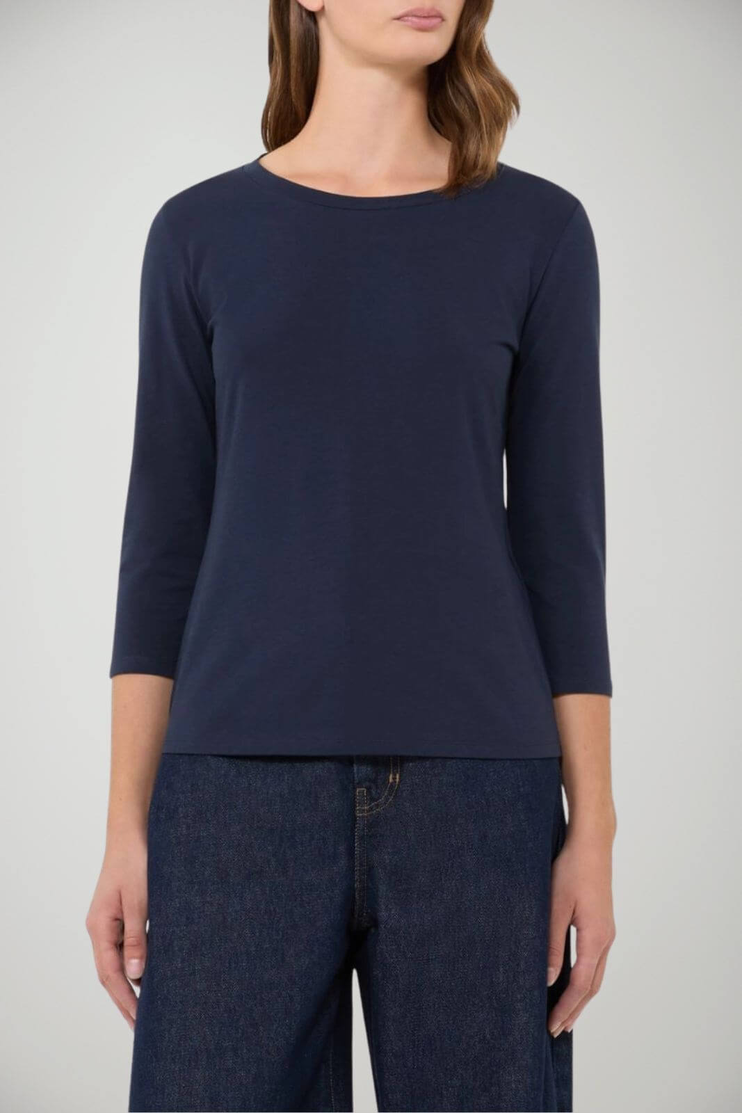 Weekend MaxMara T-shirt Donna jersey con maniche 3/4