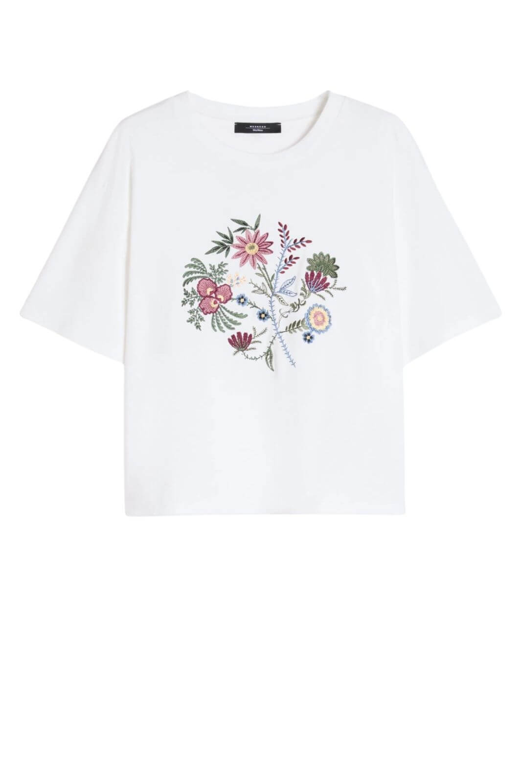 Weekend MaxMara T-shirt Donna con ricamo floreale