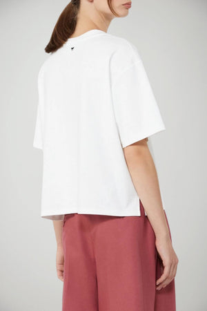 Weekend MaxMara T-shirt Donna con ricamo floreale