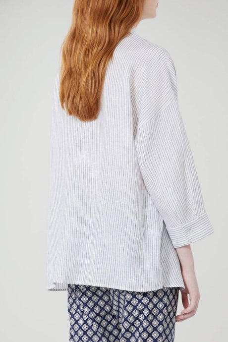 Weekend MaxMara Camicia Donna in lino rigata